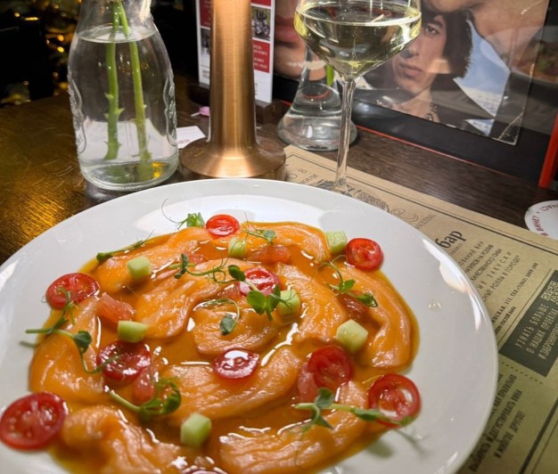 Севиче из мурманского лосося