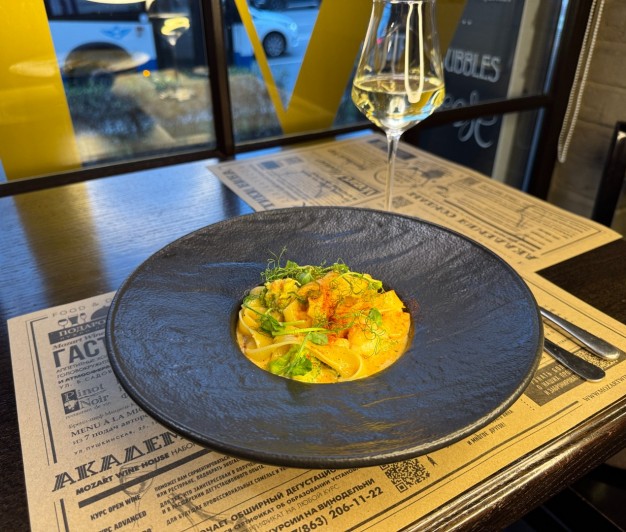 Паста с креветками