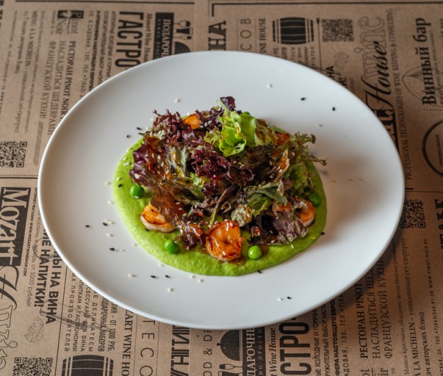 Жареные креветки